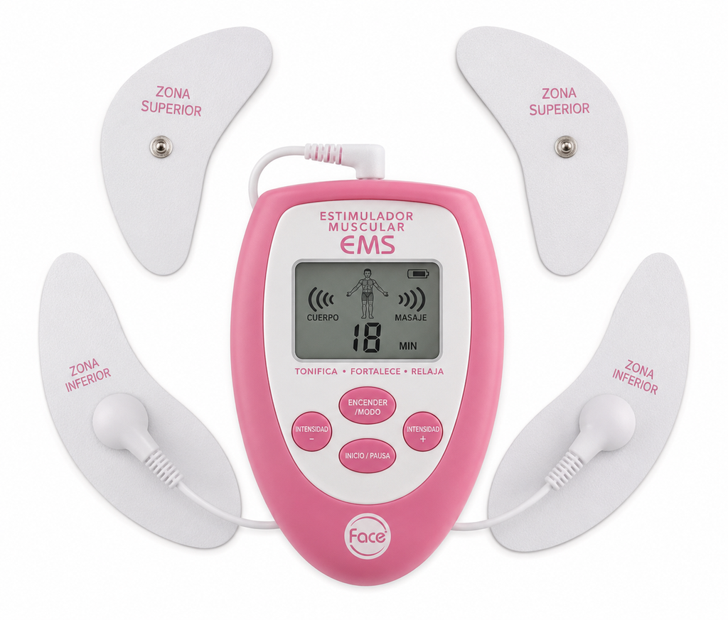 Masajeador Facial EMS Antiedad con Electroestimulación