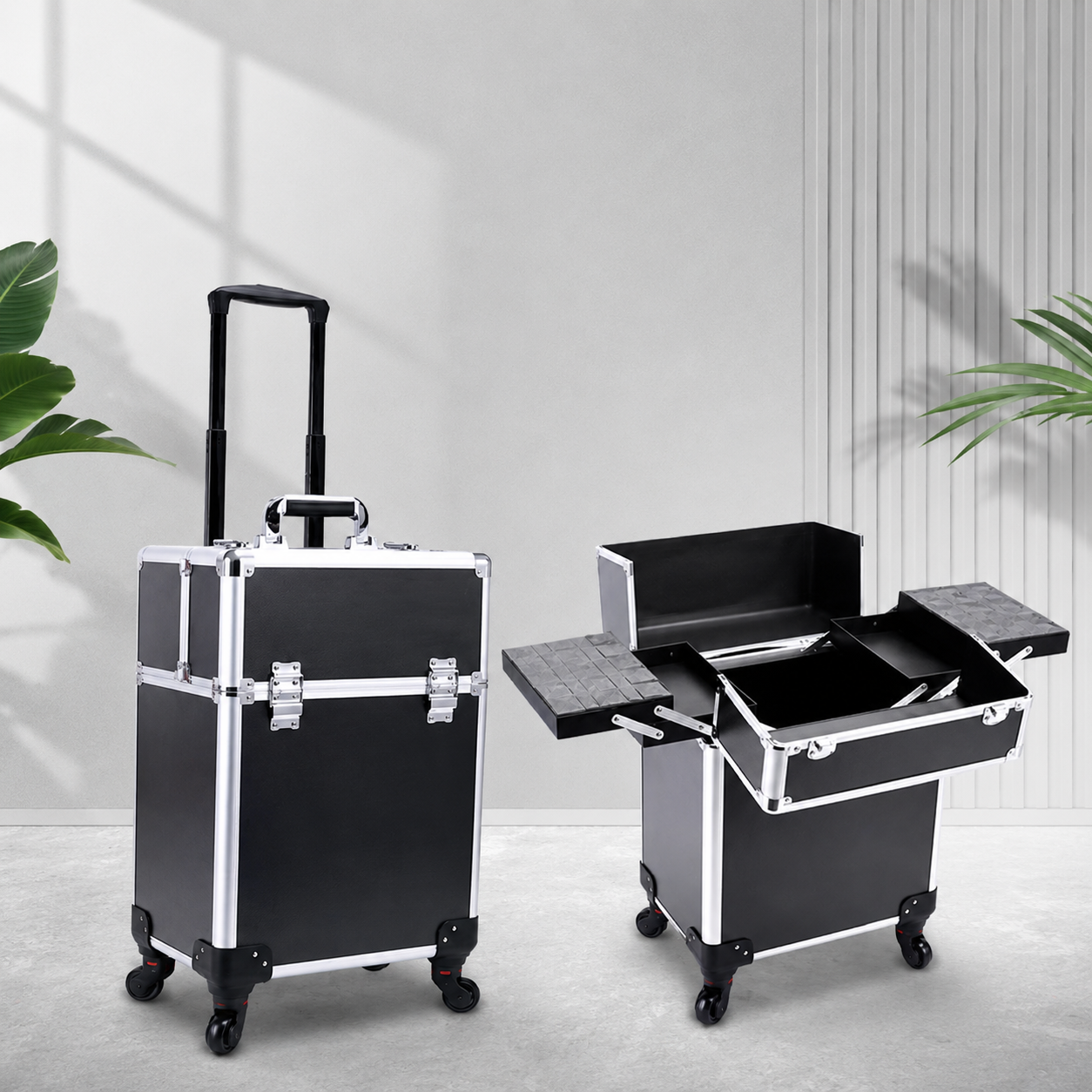 Trolley Maquillaje Profesional Capacidad Grande