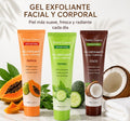 Exfoliante Facial y Corporal Natural — Pepino, Coco y Papaya